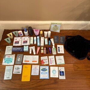 48 Piece DELEUXE SKIN Care samples 1oz+ includes bag by Anastasia